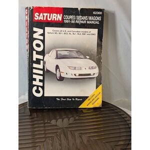 Chilton 62300 Saturn Coupes Sedans Wagons 1991-98 Repair Manual SC SL SW Wiring